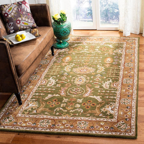 Safavieh Classic cl764b Light Green / Gold Rugs - Safavieh - cl764b - 0