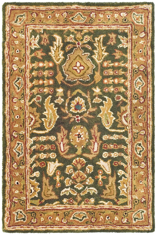 Safavieh Classic cl764b Light Green / Gold Rugs - Safavieh - cl764b - 0