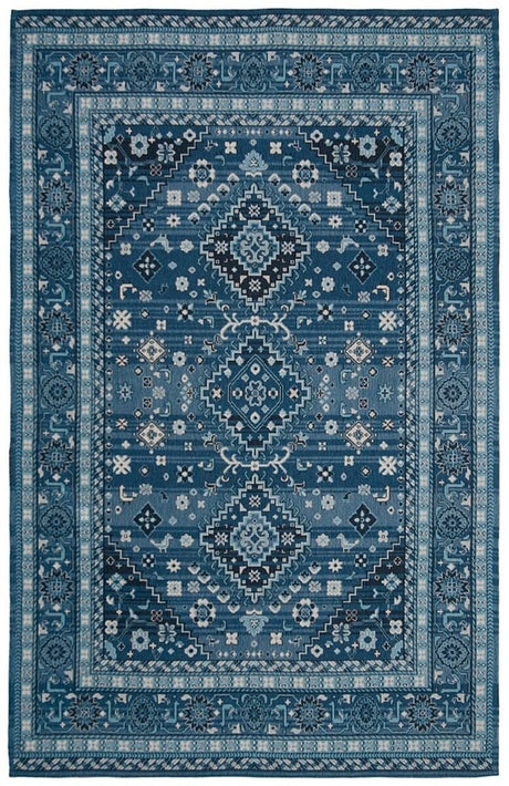 Safavieh Classic Vintage Clv101M Blue / Charcoal Rugs - Safavieh - clv101m - 4