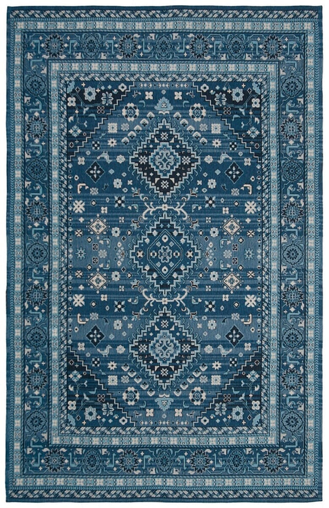 Safavieh Classic Vintage Clv101M Blue / Charcoal Rugs - Safavieh - clv101m - 4