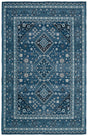 Safavieh Classic Vintage Clv101M Blue / Charcoal Rugs - Safavieh - clv101m - 4