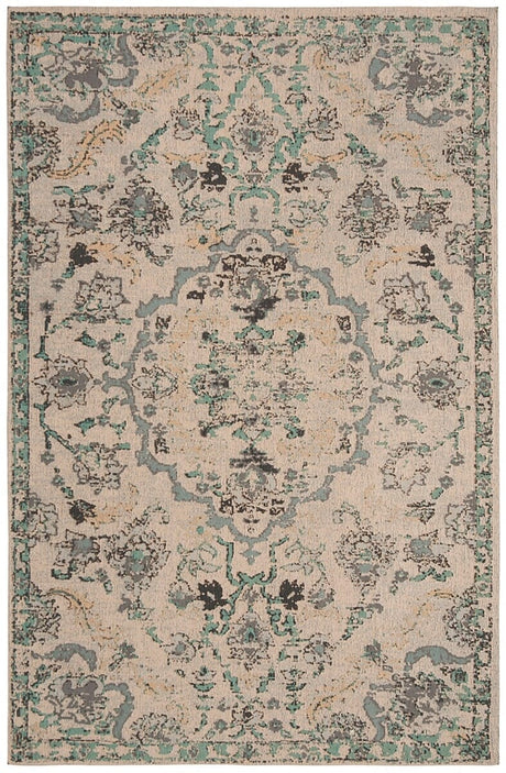 Safavieh Classic Vintage Clv102F Grey / Turquoise Rugs - Safavieh - clv102f - 4