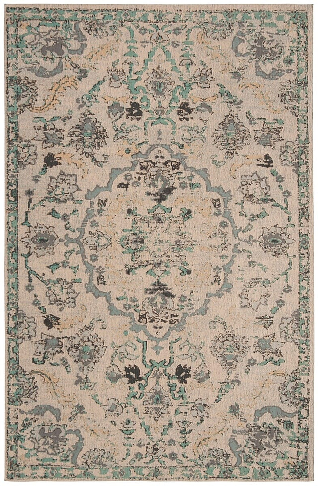 Safavieh Classic Vintage Clv102F Grey / Turquoise Rugs - Safavieh - clv102f - 4