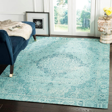 Safavieh Classic Vintage Clv110K Teal Rugs - Safavieh - clv110k - 4