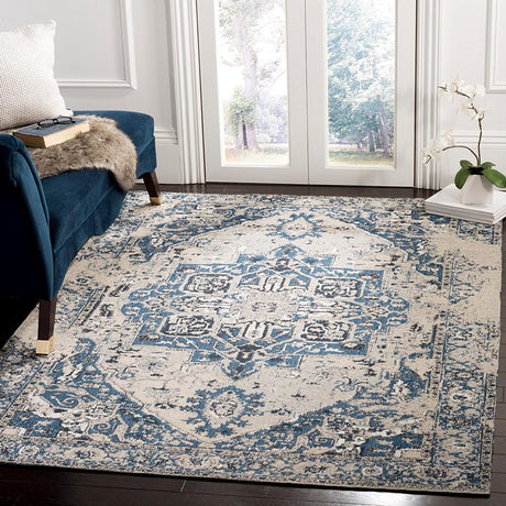 Safavieh Classic Vintage Clv111M Blue Rugs - Safavieh - clv111m - 4