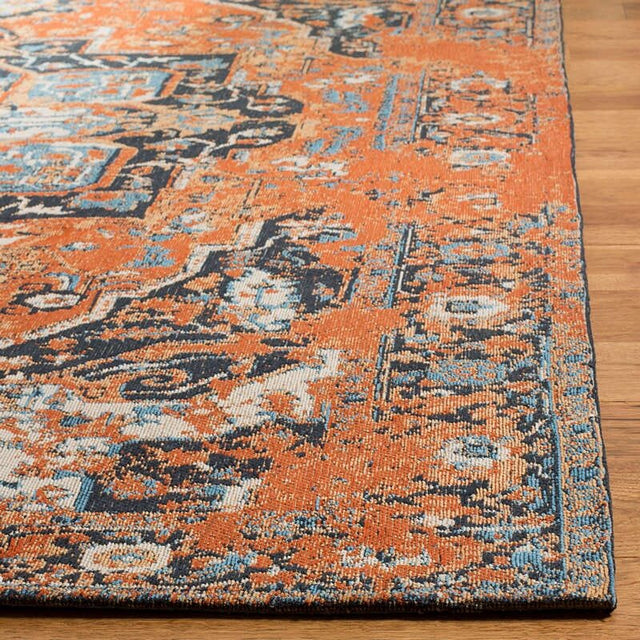 Safavieh Classic Vintage Clv111P Orange/Navy Rug - Safavieh - clv111p - 3