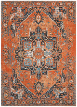 Safavieh Classic Vintage Clv111P Orange/Navy Rug - Safavieh - clv111p - 3
