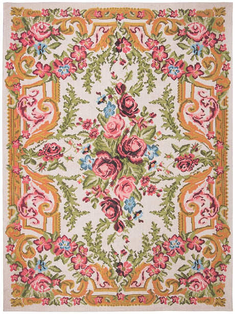 Safavieh Classic Vintage Clv112A Ivory / Rose Rugs - Safavieh - clv112a - 28