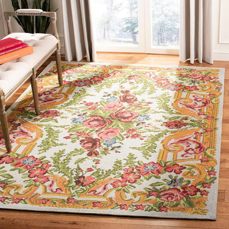 Safavieh Classic Vintage Clv112A Ivory / Rose Rugs - Safavieh - clv112a - 4