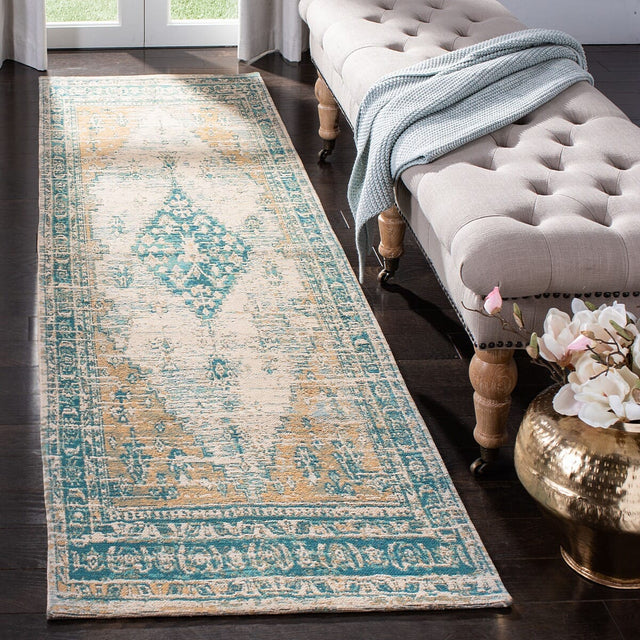 Safavieh Classic Vintage Clv113J Aqua Rugs - Safavieh - clv113j - 28