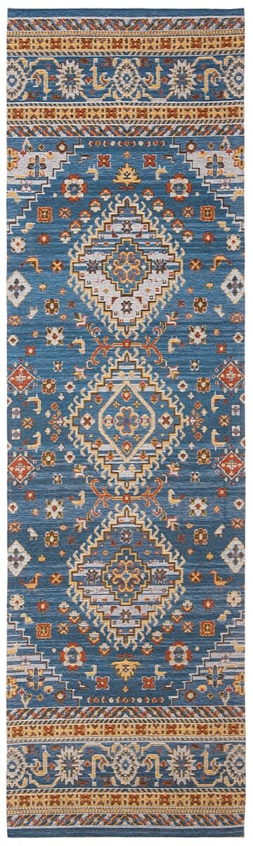 Safavieh Classic Vintage Clv114M Blue / Gold Rugs - Safavieh - clv114m - 28