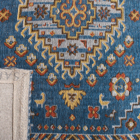 Safavieh Classic Vintage Clv114M Blue / Gold Rugs - Safavieh - clv114m - 4