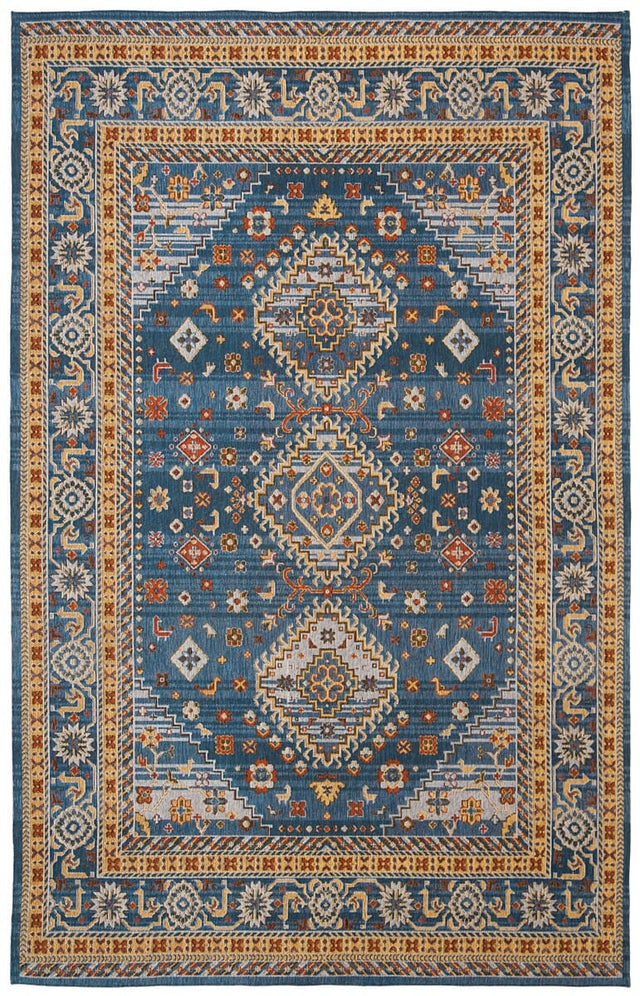 Safavieh Classic Vintage Clv114M Blue / Gold Rugs - Safavieh - clv114m - 4