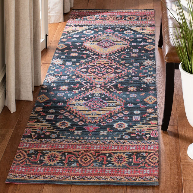 Safavieh Classic Vintage Clv114N Navy / Pink Rugs - Safavieh - clv114n - 28