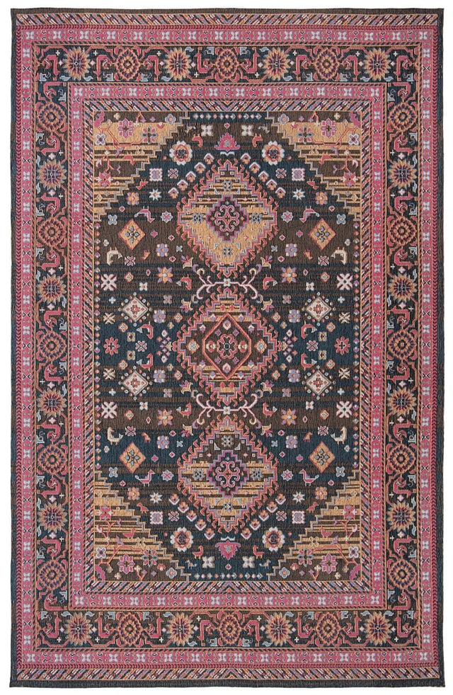 Safavieh Classic Vintage Clv114N Navy / Pink Rugs - Safavieh - clv114n - 4