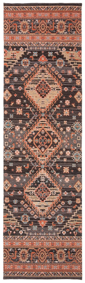 Safavieh Classic Vintage Clv114Z Black / Rust Rugs - Safavieh - clv114z - 28