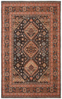 Safavieh Classic Vintage Clv114Z Black / Rust Rugs - Safavieh - clv114z - 4