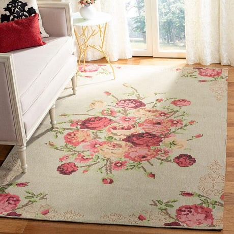 Safavieh Classic Vintage Clv115B Beige / Red Rugs - Safavieh - clv115b - 4