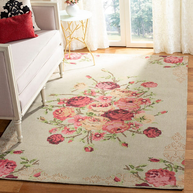 Safavieh Classic Vintage Clv115B Beige / Red Rugs - Safavieh - clv115b - 4