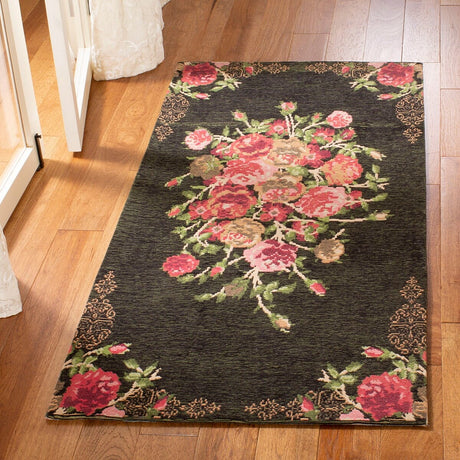 Safavieh Classic Vintage Clv115Z Black / Red Rugs - Safavieh - clv115z - 4