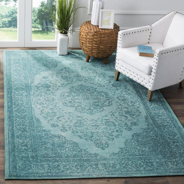 Safavieh Classic Vintage Clv121E Aqua Rugs - Safavieh - clv121e - 3