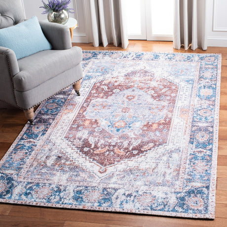 Safavieh Classic Vintage Clv207P Rust/Blue Rugs - Safavieh - clv207p - 3