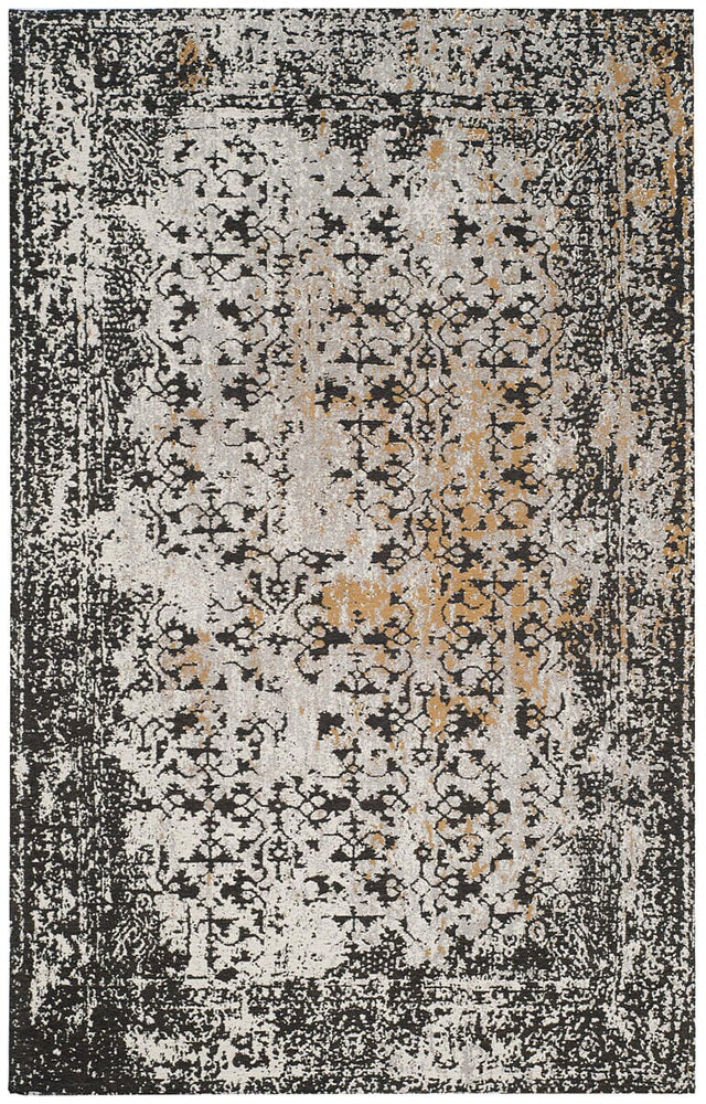 Safavieh Classic Vintage Clv223A Black/Silver Rug - Safavieh - clv223a - 3