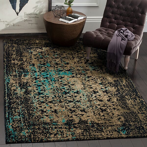 Safavieh Classic Vintage Clv223B Black/Olive Rug - Safavieh - clv223b - 3