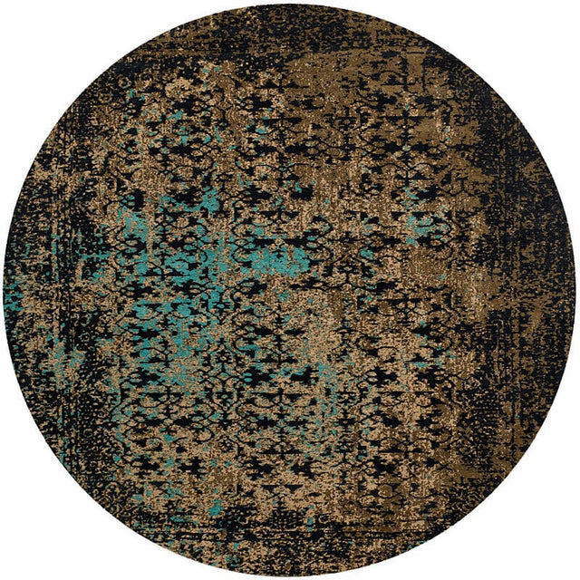 Safavieh Classic Vintage Clv223B Black/Olive Rug - Safavieh - clv223b - 6r