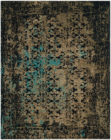 Safavieh Classic Vintage Clv223B Black/Olive Rug - Safavieh - clv223b - 6r