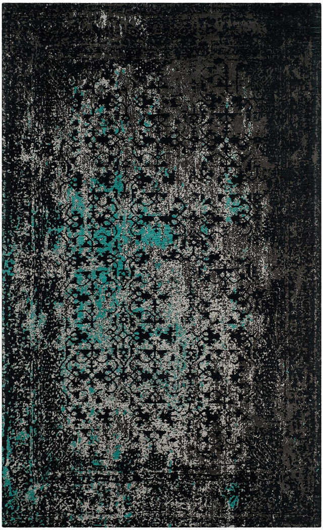 Safavieh Classic Vintage Clv223C Navy / Teal Rugs - Safavieh - clv223c - 3