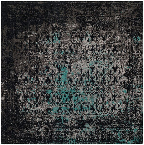 Safavieh Classic Vintage Clv223C Navy / Teal Rugs - Safavieh - clv223c - 6sq