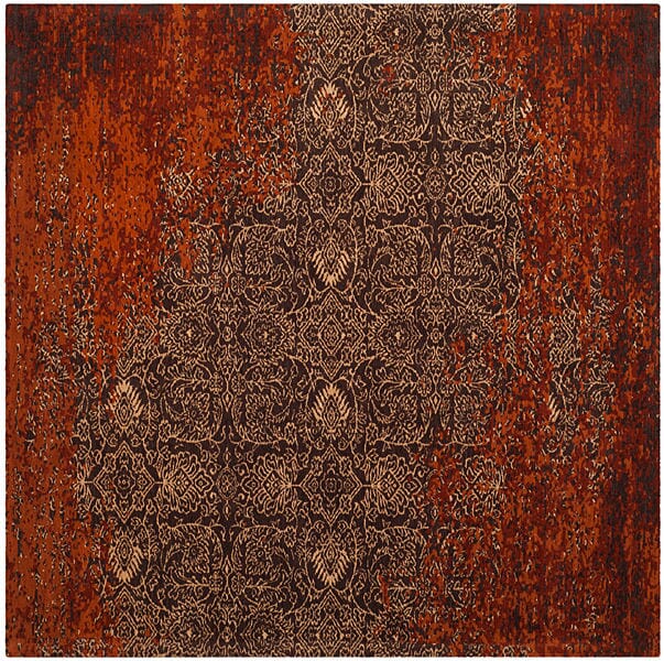 Safavieh Classic Vintage Clv224A Rust/Brown Rug - Safavieh - clv224a - 6sq