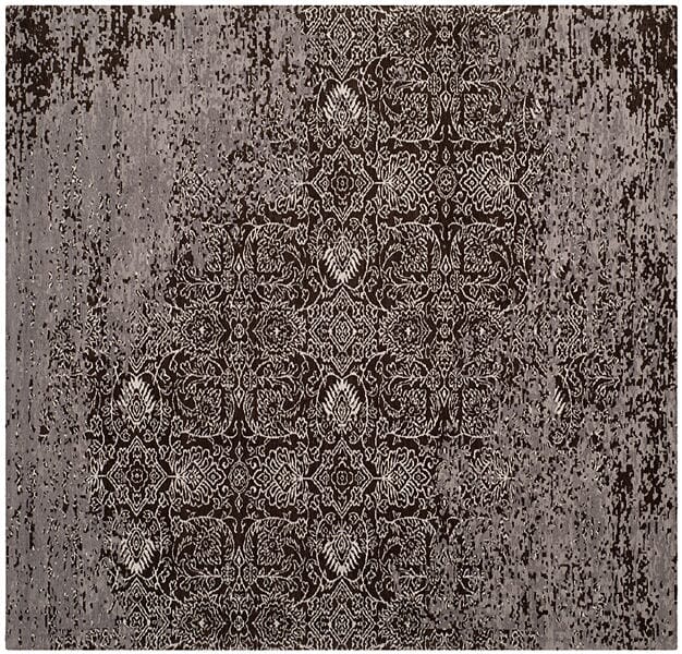 Safavieh Classic Vintage Clv224B Silver / Brown Rugs - Safavieh - clv224b - 6sq