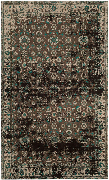 Safavieh Classic Vintage Clv226A Teal / Beige Rugs - Safavieh - clv226a - 3