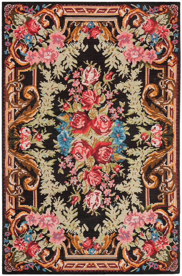 Safavieh Classic Vintage Clv301A Black/Multi Rug - Safavieh - clv301a - 26