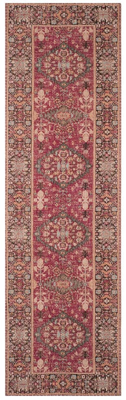 Safavieh Classic Vintage Clv302A Red/Multi Rug - Safavieh - clv302a - 26