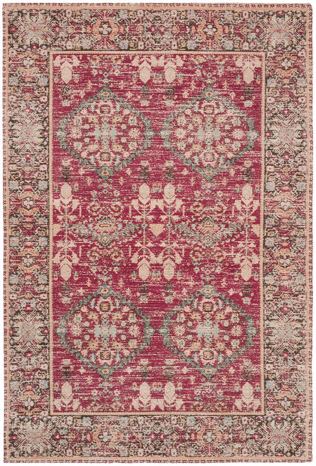 Safavieh Classic Vintage Clv302A Red/Multi Rug - Safavieh - clv302a - 26