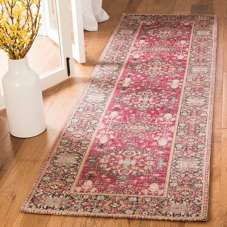 Safavieh Classic Vintage Clv302A Red/Multi Rug - Safavieh - clv302a - 26