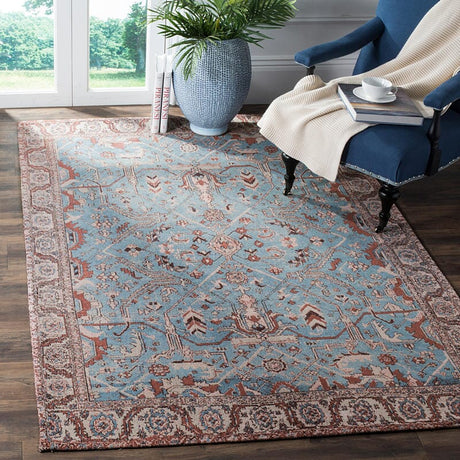 Safavieh Classic Vintage Clv303A Blue / Red Rugs - Safavieh - clv303a - 3