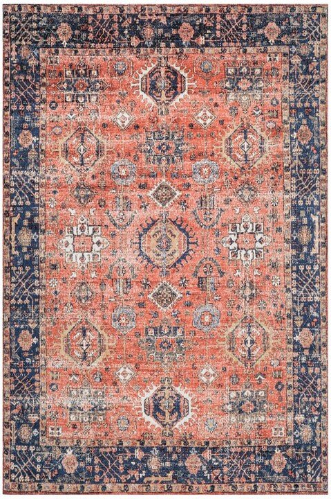 Safavieh Classic Vintage Clv305P Rust/Navy Rug - Safavieh - clv305p - 3