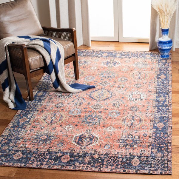 Safavieh Classic Vintage Clv305P Rust/Navy Rug - Safavieh - clv305p - 3