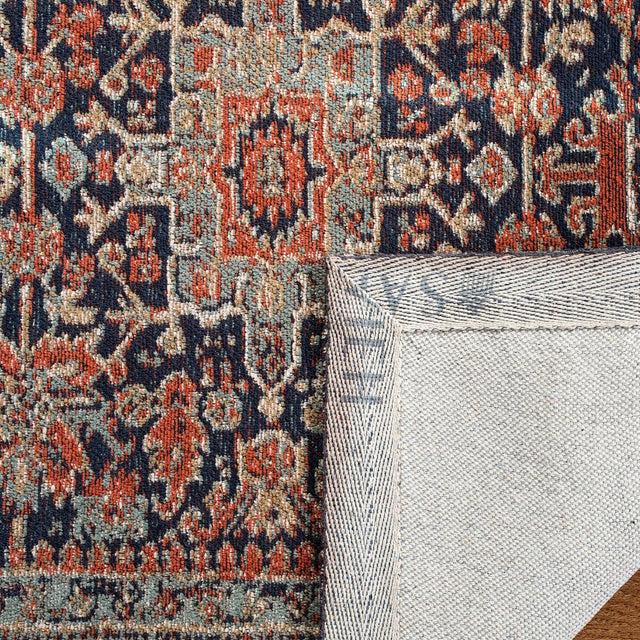 Safavieh Classic Vintage Clv307N Navy / Rust Rugs - Safavieh - clv307n - 4