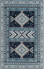 Safavieh Classic Vintage Clv511A Navy / Light Blue Rugs - Safavieh - clv511a - 3