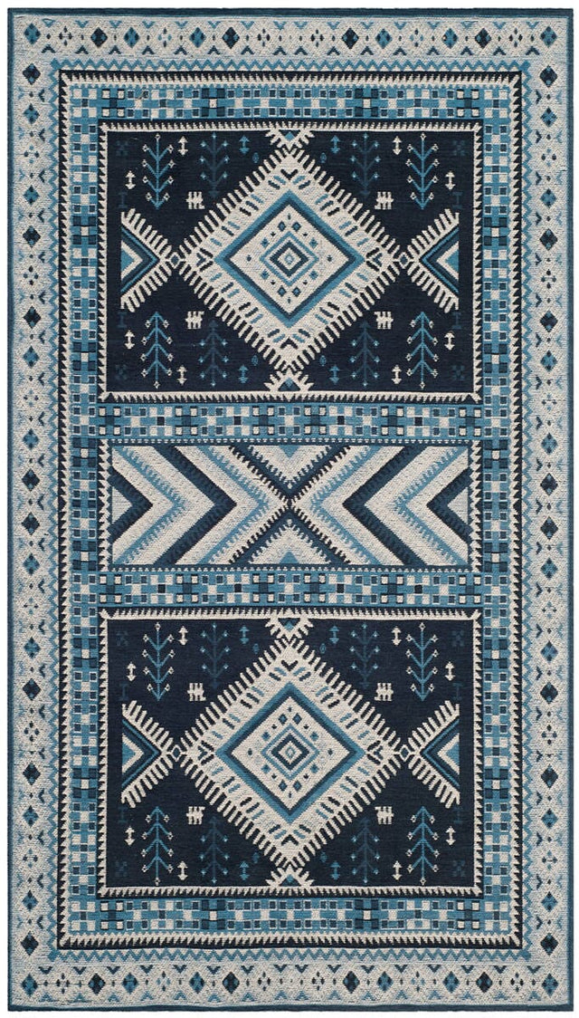 Safavieh Classic Vintage Clv511A Navy / Light Blue Rugs - Safavieh - clv511a - 6r