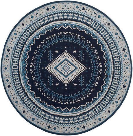 Safavieh Classic Vintage Clv511A Navy / Light Blue Rugs - Safavieh - clv511a - 6r