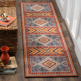 Safavieh Classic Vintage 2'-3" x 8'-0" Rug in Slate / Mustard