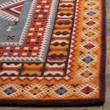 Safavieh Classic Vintage 4'-0" x 6'-0" Rug in Slate / Mustard