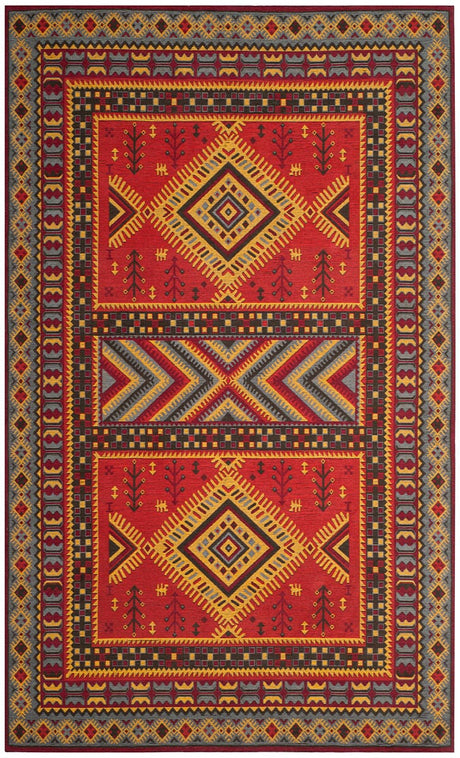 Safavieh Classic Vintage Clv511G Red / Slate Rugs - Safavieh - clv511g - 3