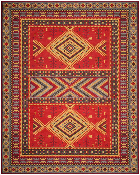 Safavieh Classic Vintage Clv511G Red / Slate Rugs - Safavieh - clv511g - 6r